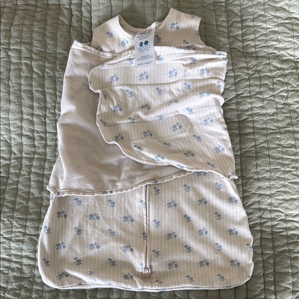 Halo Blue and White Sleep Sacks for Cozy Nights